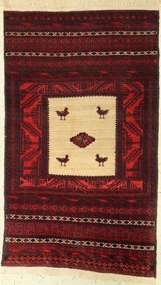 Belutsch alt, Persien, ca. 50 Jahre, Wolle auf Baumwolle, ca. 140 x 84 cm, EHZ: 2