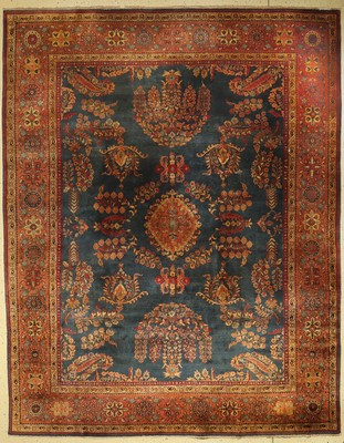 Sarogh Mohadjeran fein, Indien, ca. 40 Jahre, Korkwolle, ca. 305 x 242 cm, EHZ: 2