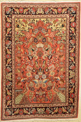 Ghom Kork, Persien, ca. 40 Jahre, Korkwolle, ca. 168 x 116 cm, EHZ: 2