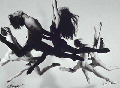 Dieter Blum, geb. 1936. Fotografie auf dickem Fotopapier, "Tanzstudie"2000/2009, handsigniert von Dieter Blum und Vladimir Malakhov ...