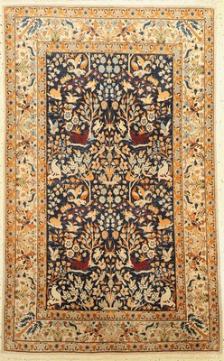 Nain fein(6 La), Persien, ca. 50 Jahre, Korkwolle mit Seide, ca. 170 x 107 cm, ca. 1,0Mio. Kn/qm, EHZ: 2-3