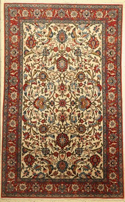 Ghom Kork, Persien, ca. 60 Jahre, Korkwolle, ca. 218 x 137 cm, EHZ: 2-3