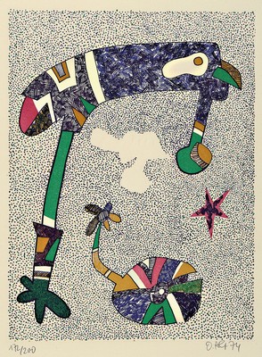 Otmar Alt, geb. 1940 Wernigerode, Grafik, handsigniert, num. 172/200, ca. 47.5 x 35.5 cm, unter Glas, Rahmen