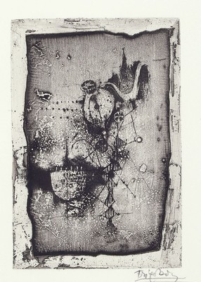Johnny Friedländer, 1912-1992, Konvolut aus 2 Radierungen und eine Farbradierung, je sign., Farbradierung auch num. 19/135, je unter Glas gerahmt, ...