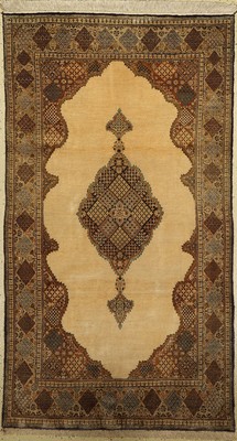 Ghom Seide, Persien, ca. 60 Jahre, reine Naturseide, ca. 200 x 107 cm, EHZ: 3