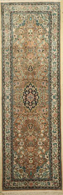 Hereke Seide, China, ca. 40 Jahre, Seide auf Baumwolle, ca. 244 x 76 cm, EHZ: 2