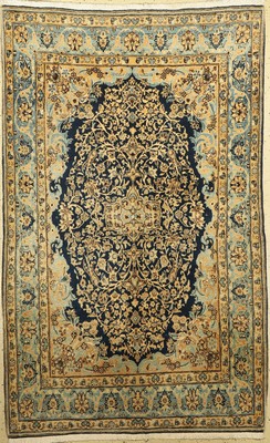 Ghom Kork, Persien, ca. 60 Jahre, Korkwollemit Seide, ca. 220 x 138 cm, EHZ: 2, (gereinigt)