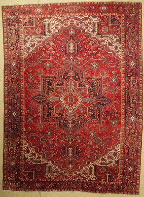 Heriz alt, Persien, um 1950, Wolle auf Baumwolle, ca. 370 x 268 cm, EHZ: 3-4