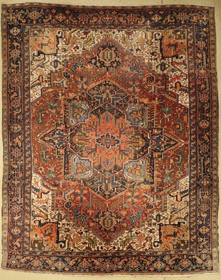 Heriz alt, Persien, um 1950, Wolle auf Baumwolle, ca. 355 x 270 cm, EHZ: 3-4