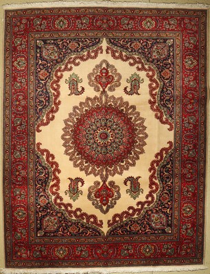 Täbriz alt, Persien, ca. 50 Jahre, Wolle auf Baumwolle, ca. 390 x 300 cm, EHZ: 2-3