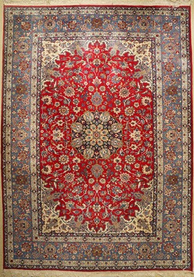 Najafabad alt, Persien, ca. 60 Jahre, Wolleauf Baumwolle, ca. 433 x 312 cm, EHZ: 2