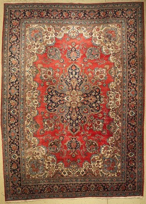 Täbriz alt, Persien, ca. 60 Jahre, Wolle auf Baumwolle, ca. 390 x 290 cm, EHZ: 3