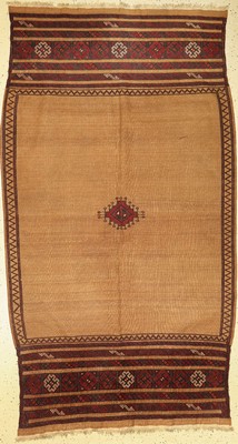 Belutsch Sofreh alt, Persien, um 1930, Wolle auf Wolle, ca. 244 x 138 cm, EHZ: 2-3