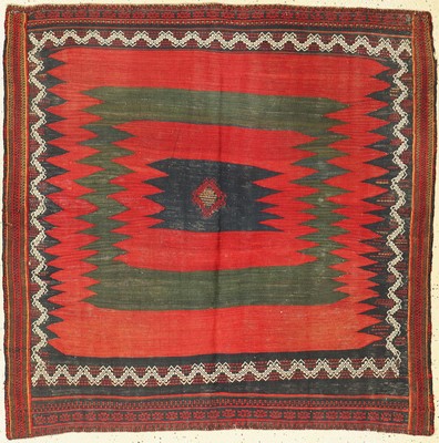 Afschar Sofreh, Persien, um 1940, Wolle aufBaumwolle, ca. 115 x 115 cm, EHZ: 2