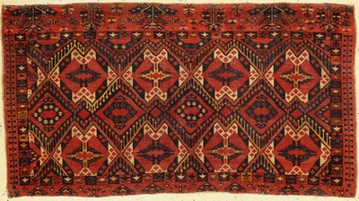 Beshir Djowal,Turkmenistan, (Ikat Muster), um 1870, Wolle auf Wolle, ca. 149 x 82 cm, EHZ: 3