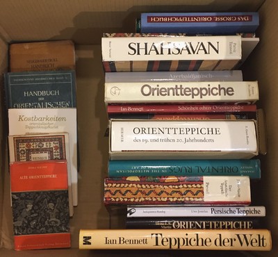 20 Teppichbücher, (Fachliteratur)