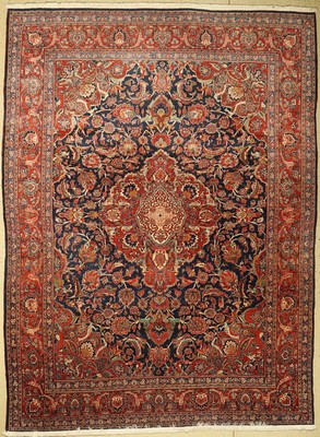 Keschan Kork fein, Persien, um 1930, Korkwolle, ca. 360 x 268 cm, EHZ: 3