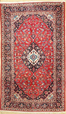 Keschan, Persien, ca. 30 Jahre, Wolle auf Baumwolle, ca. 244 x 147 cm, EHZ: 2, (Abrasch)
