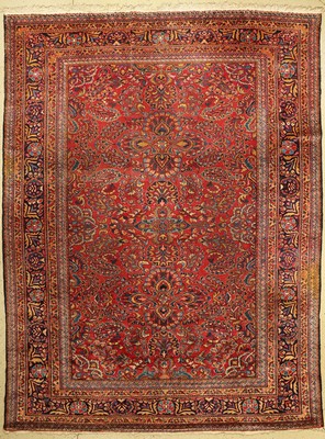 Lilian alt, Persien, um 1930, Wolle auf Baumwolle, ca. 258 x 272 cm, EHZ: 4