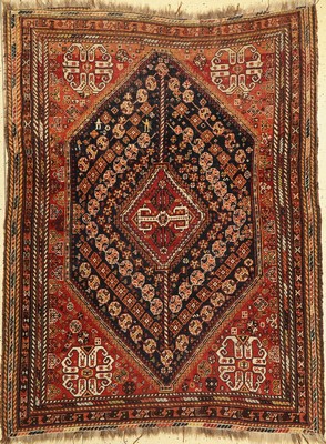 Ghaschgai alt, Persien, um 1930, Wolle auf Wolle, ca. 191 x 147 cm, EHZ: 5