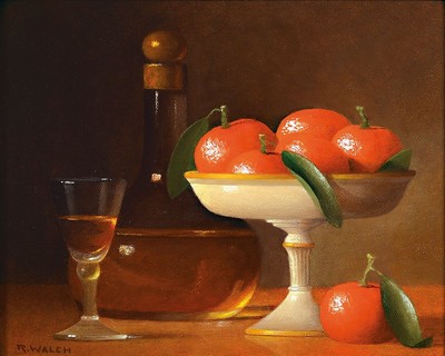 René Walch, geb. 1935, Öl/Lwd, zwei Stillleben, signiert, ca. 16 x 24.5 cm bzw. 22 x 27 cm, beide gerahmt