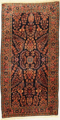 Sarogh Mohajeran fein antik, Persien, um 1920, Korkwolle, ca. 155 x 80 cm, EHZ: 2, (gereinigt)