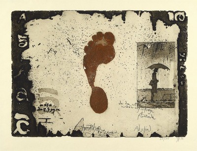 Horst Janssen,1929-1995, Farbradierung, "Annettchen...", handsigniert und num. 20/100, dat. (19)86, PP-Ausschnitt ca. 42.5 x 56.5 cm, unter ...