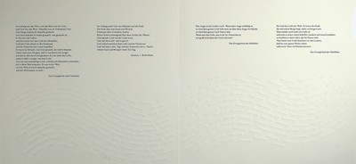 Günther Uecker, geb. 1930, Prägedruck, handsigniert, Auflage 60, hier eines von fünf Künstlerexemplaren, aus dem Jahre 1974, Verleger Galerie ...