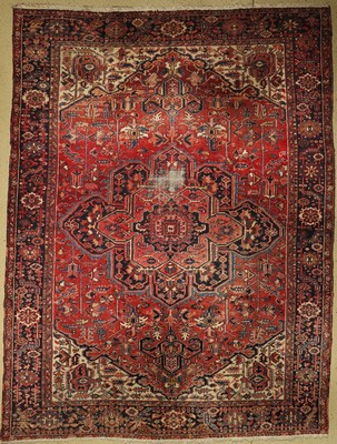 Heriz alt, Persien, um 1950, Wolle auf Baumwolle, ca. 360 x 273 cm, EHZ: 5
