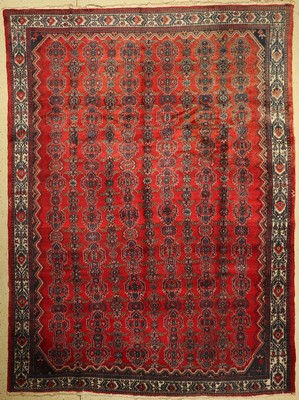 Hamadan alt, Persien, um 1950, Wolle auf Baumwolle, ca. 368 x 263 cm, EHZ: 3