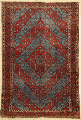 Malayer antik, Persien, um 1900, Wolle auf Baumwolle, ca. 191 x 130 cm, EHZ: 4-5