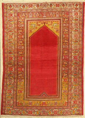 Kirsehir antik, Türkei, Ende 19.Jhd, Wolle auf Wolle, ca. 185 x 134 cm, EHZ: 3-4
