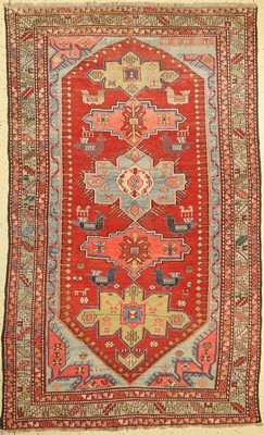 Kazak alt, Kaukasus, um 1930, Wolle auf Wolle, ca. 250 x 155 cm, EHZ: 3
