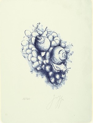 Günter Grass, 1927-2015, Lithographie, handsigniert und num. 19/60, u.Gl., R. ca. 43x33cm