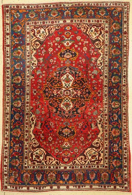 Esfahan Mobarake alt, Persien, um 1930, Wolle auf Baumwolle, ca. 218 x 150 cm, EHZ: 3
