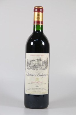 1 Flasche Chateau Belgrave, 1990, Haut-Medoc, Grand Cru Classé, 0.75 l, original verkorkt und unverkostet