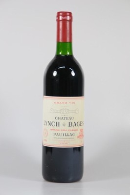 1 Flasche Chateau Lynch Bages, 1990, Grand Cru Classe Pauillac, 0.75l, orig. verkorkt und unverkostet