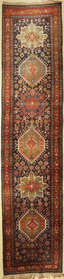 Saujbulag antik, Persien, um 1910, Wolle auf Wolle, ca. 443 x 102 cm, EHZ: 2