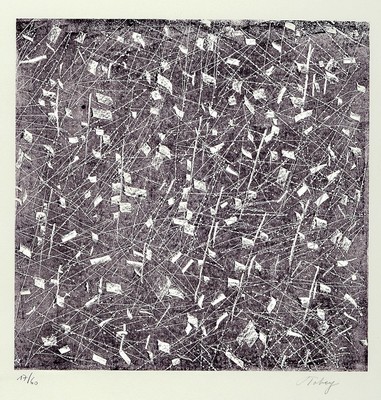 Mark Tobey, 1890 Centerville, Wisconsin - 1976 Basel, zwei Farbradierungen, beide handsigniert, num. 46/75 bzw. 17/60, 31 x 24 cm bzw. 28 x 28.5 cm, ...