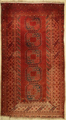 Ersari alt, Afghanistan, um 1930, Wolle aufWolle, ca. 250 x 142 cm, EHZ: 3