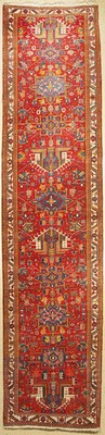 Karadjeh alt, Persien, um 1940, Wolle auf Baumwolle, ca. 460 x 110 cm, EHZ: 3