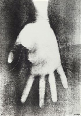 Rosemarie Trockel, geb. 1952, Projekt Flagge zeigen, 1994, Siebdruck, 30/35, handsigniert, dat. 94, 84 x 59.5 cm, Rahmen: 87 x 63 cm
