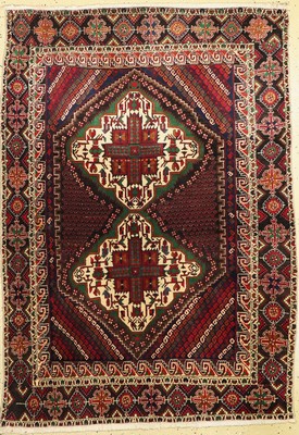 Afschar alt, Persien, um 1950, Wolle auf Baumwolle, ca. 180 x 177 cm, EHZ: 3