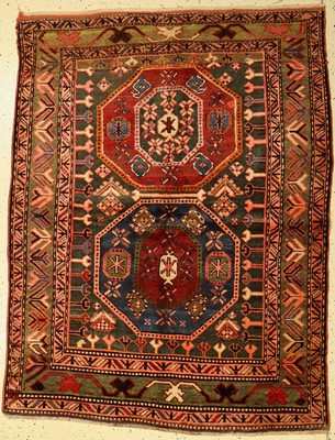 Kazak antik, Kaukasus, um 1910, Wolle auf Wolle, ca. 178 x 138 cm, EHZ: 3