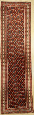 Kazak antik, Kaukasus, um 1920, Wolle auf Wolle, ca. 370 x 106 cm, EHZ: 2-3