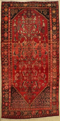 Karabagh alt, Kaukasus, ca. 60 Jahre, Wolleauf Baumwolle, ca. 306 x 152 cm, EHZ: 3