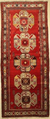Kazak alt, Kaukasus, um 1940, Wolle auf Wolle, ca. 284 x 120 cm, EHZ: 2
