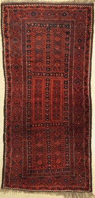 Belutsch antik, Persien, um 1920, Wolle aufWolle, ca. 202 x 96 cm, EHZ: 4
