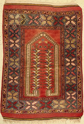 Yürük alt, Türkei, um 1950, Wolle auf Wolle, ca. 140 x 97 cm, EHZ: 3