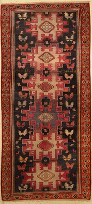 Karabagh antik, Kaukasus, um 1910, Wolle auf Wolle, ca. 310 x 142 cm, EHZ: 3